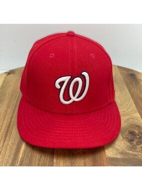 New Era 59fifty Washington Nationals Authentic On Field Fitted Hat, Size 7 3/8